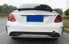 W205 C SERISI 2015-2018 IÇIN UYUMLU GTS SPOILER - PIANO BLACK
