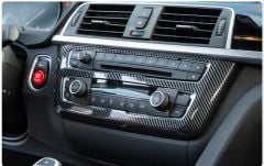 3 SERISI F30 IÇIN UYUMLU  KLIMA PANEL KAPLAMA - KARBON