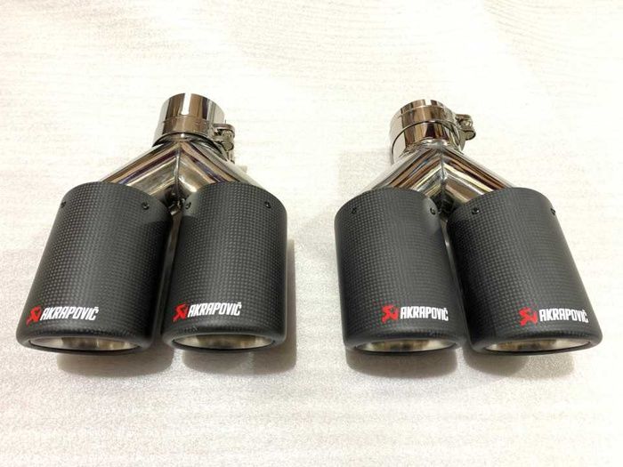 AKRAPOVIC EGZOZ DUAL  89 mm