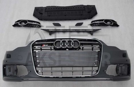 AUDI A6 2012-2014 S6 ÖN TAMPON PANJUR SETİ