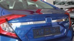HONDA CIVIC FC5 2016-2020 BAGAJ ÜST NİKELAJ KAPLAMA DAR