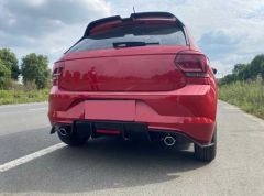 POLO 2018+ IÇIN UYUMLU  MK6 ÇIFT EGZOZ DIFÜZÖR (PIANO BLACK)