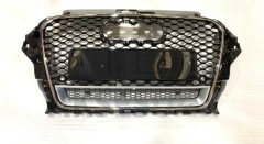 AUDI A3 2013-2016 PANJUR RS3 - KROM ÇERÇEVE - QUATRO YAZILI