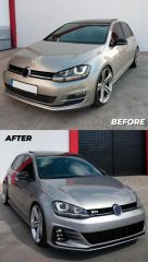 GOLF 7 İÇİN GOLF 7,5 GTİ ÖN TAMPON & PANJUR SETİ