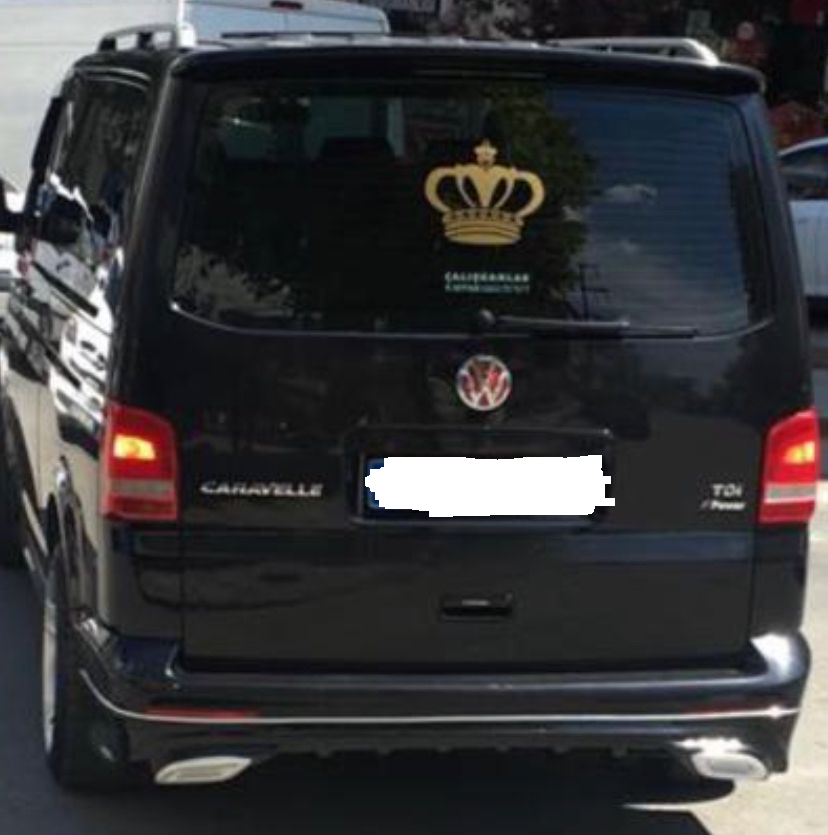 Volkswagen Transporter T6 Difüzörlü Arka Karlık