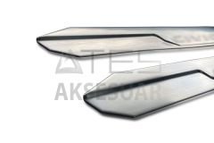 Honda Civic FC5 Krom Kapı Eşiği 4 Parça Taşlı 2016-2021 Arası
