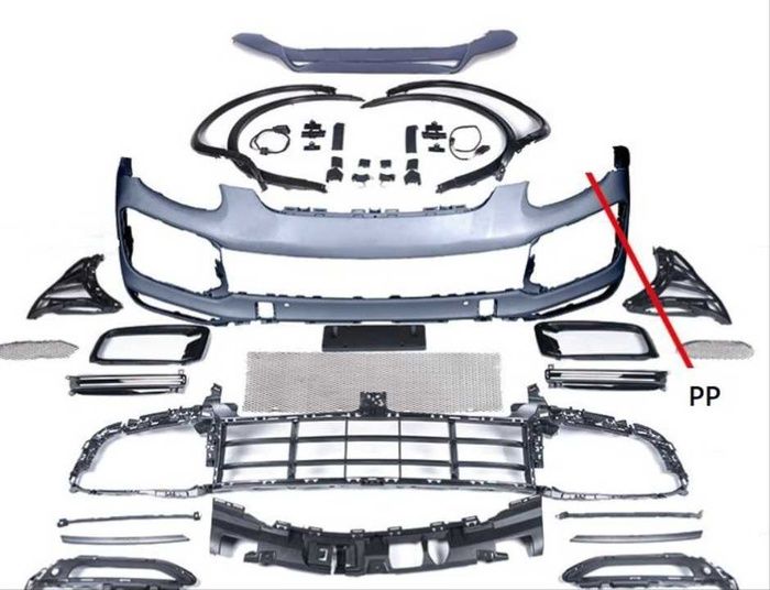 CAYENNE 2015-2017 FACELIFT 2020+ YÜKSELTME   9Y0 TURBO IÇIN UYUMLU BODY KIT