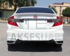 Honda Civic 2012 (Özel Tasarım) Arka Karlık Difüzörlü