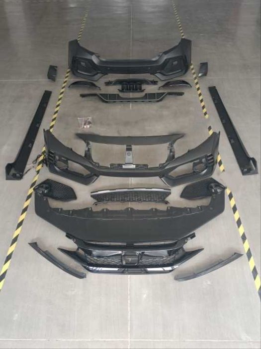 CIVIC FC5 2016-2021 IÇIN UYUMLU  TYPE-R GÖRÜNÜM BODY KIT (PANJUR DAHIL-LEDSIZ)