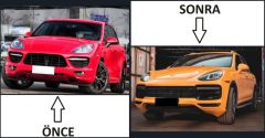 CAYENNE 2011-2014 IÇIN UYUMLU IÇIN FULL FACELIFT 2018+ TURBO (Farlar Dahil)