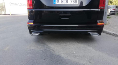 Volkswagen Transporter T7 Difüzörlü Arka Karlık