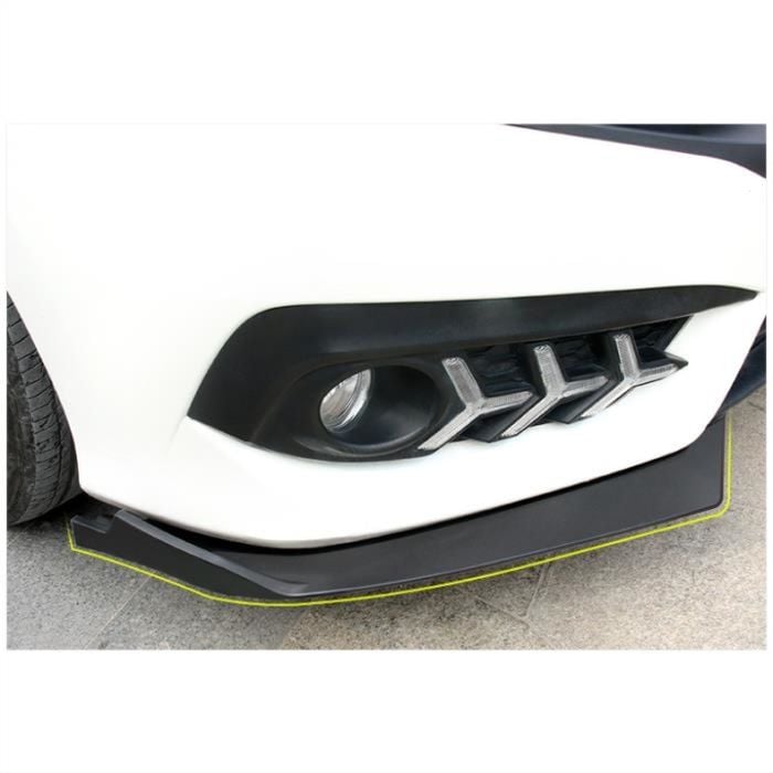 CIVIC FC5 2016-2020 IÇIN UYUMLU ÇIKINTILI ÖN FLAP PIANO BLACK DIZAYN B