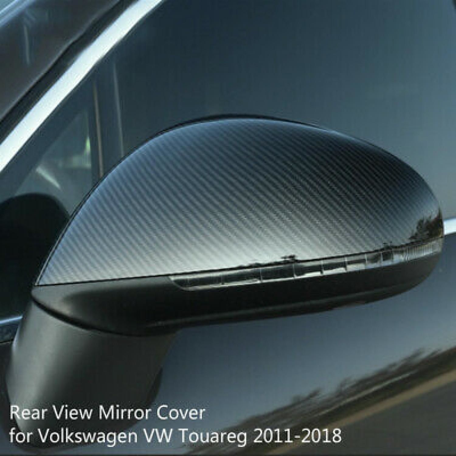 Volkswagen Touareg Ayna Kapağı 2 Parça Karbon 2008-2010