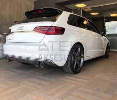 AUDI A3 HB (2014-2018) CAMUSTU SPOILER - PIANO BLACK (PARLAK SIYAH)