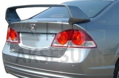 Honda Civic 2007-2011 Yüksek Spoiler Mugen Boyalı