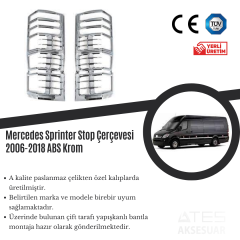 Mercedes Sprinter 2006-2018 Stop Çerçevesi ABS Krom