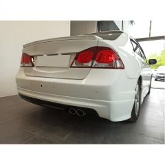 CIVIC FD6 2006-2012 IÇIN UYUMLU  HYBRID ISIKSIZ SPOILER (BOYASIZ)