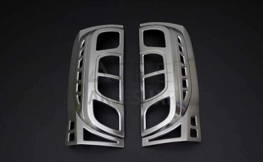 Citroen Nemo Saten Krom Stop Çerçevesi 2 Parça Abs 2007 ve Sonrası