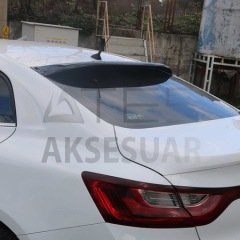 Renault Megane 4 Arka Cam Üstü Spoyler Akrilik (ABS) Pia