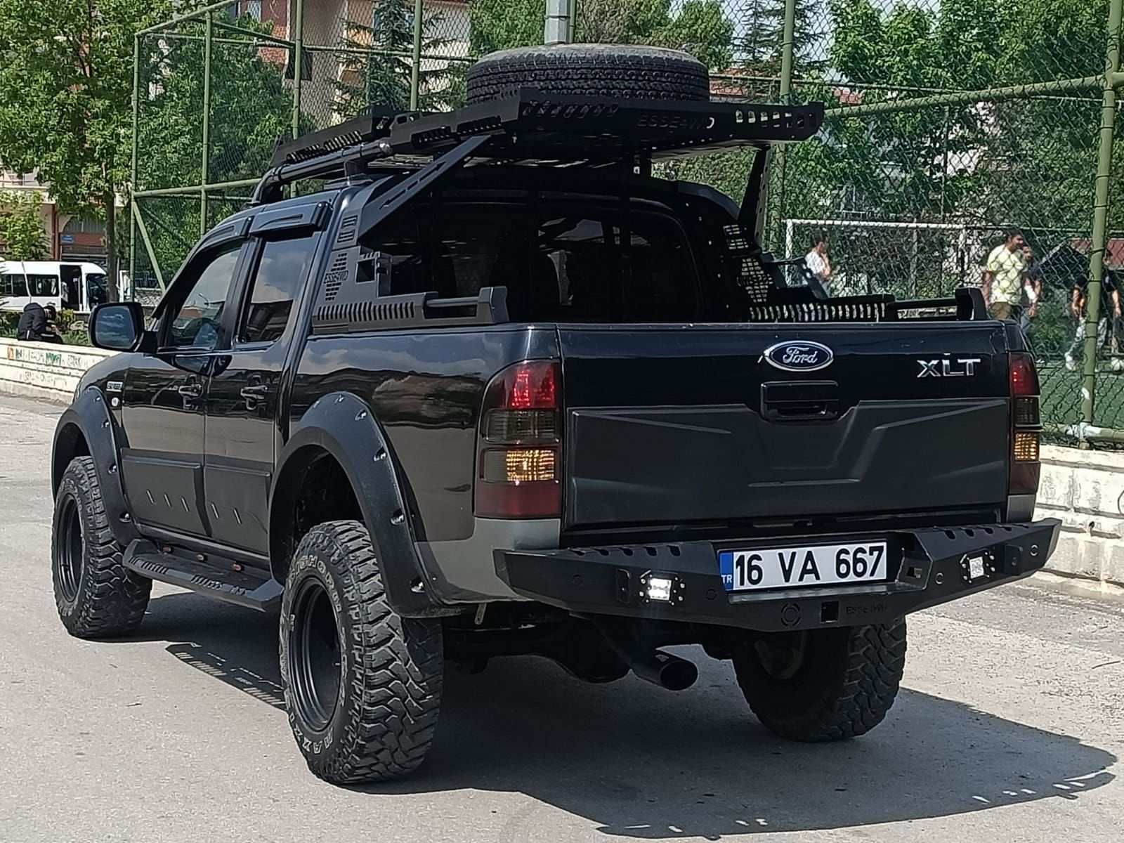 Ford Ranger 2011 Arka Çelik Tampon