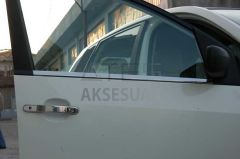 Ford Fiesta Krom Cam Çıtası 4 Parça 2002-2009 Arası
