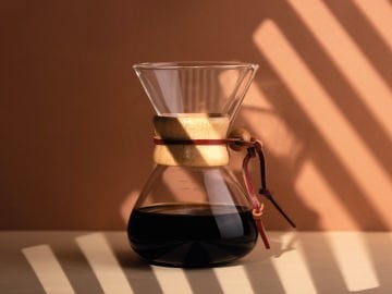 Chemex - Kahve Demliği - Ahşap Boğazlı