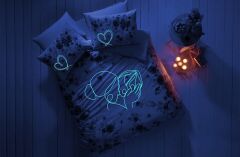Taç Anneler Günü Glow Shiny Pembe Çift Kişilik Nevresim Takımı