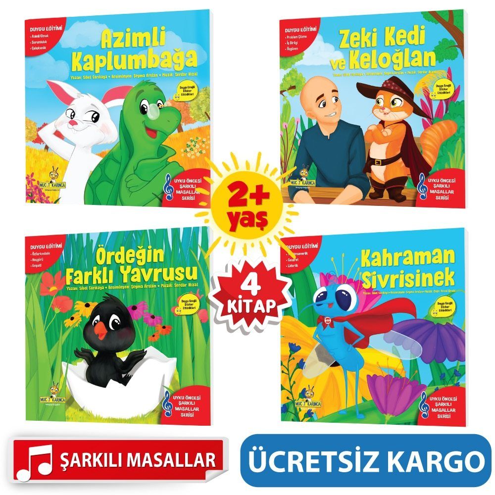 Mucit Karınca Duygu Eğitim Masallar Serisi Müzik Destekli