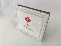 Cotton Box 3D Nakışlı Çift Kişilik Saten Nevresim Takımı Perla Beyaz