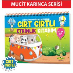 Cırtlı Kitaplar Konuşma ve Dikkati Geliştiren Etkinlik Kitabım 16-24 Ay