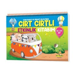Cırtlı Kitaplar Konuşma ve Dikkati Geliştiren Etkinlik Kitabım 16-24 Ay