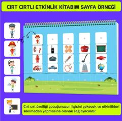 Cırtlı Kitaplar Konuşma ve Dikkati Geliştiren Etkinlik Kitabım 3-5-Yaş