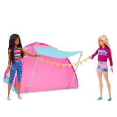 HGC18 Barbie Malibu ve Brooklyn Kampta Oyun Seti