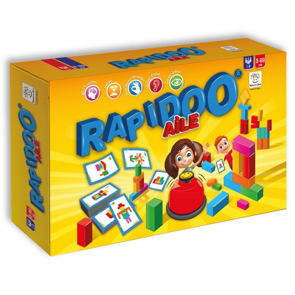 Rapidoo Aile Dikkat Geliştiren Zeka Oyunu 3-99 Yaş