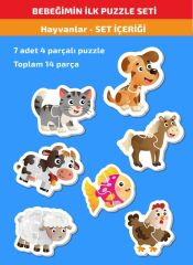 Mucit Karınca Bebeğimin İlk Puzzle Seti 2 Set