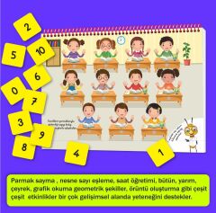 Cırtlı Matematik Kitabım Oyna-Eğlen-Öğren 3-6 Yaş
