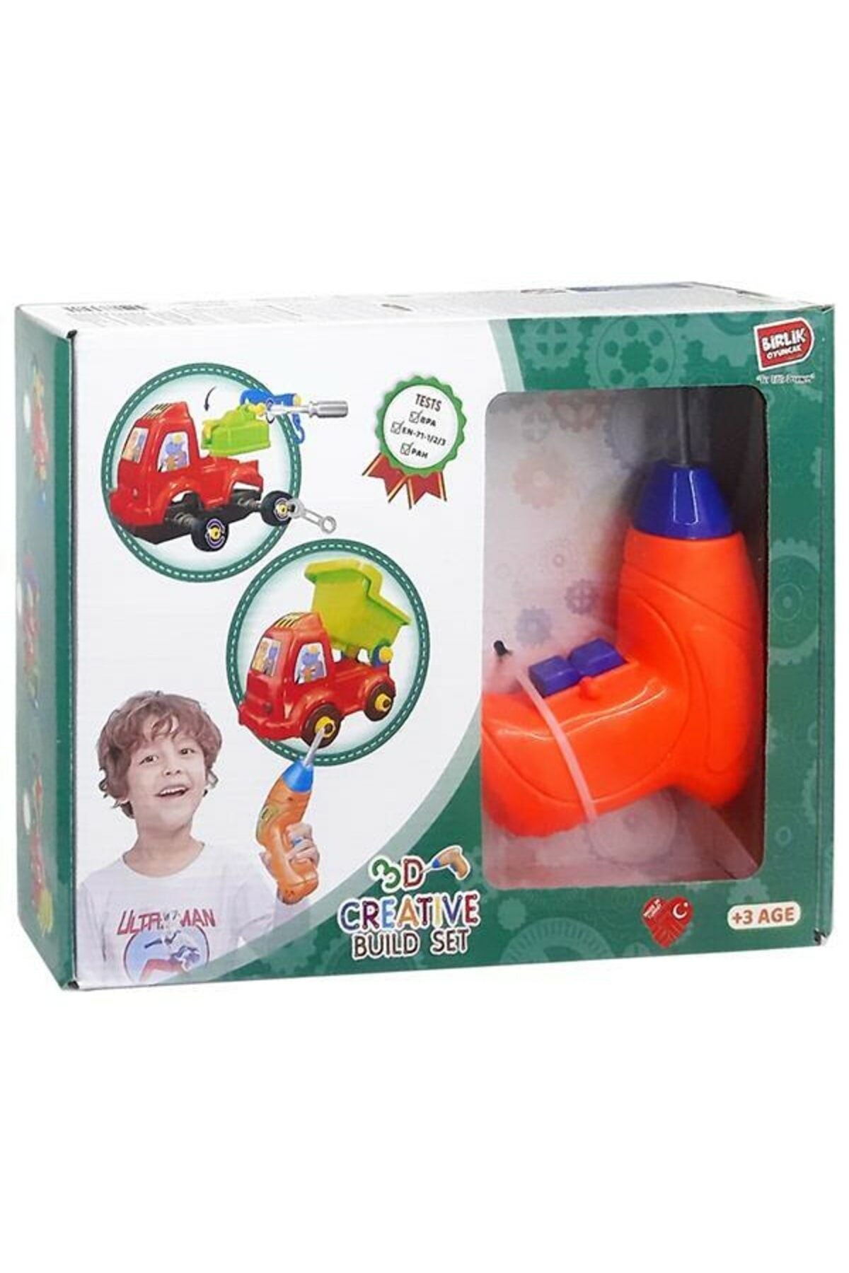 Oyuncak 3d Matkap Seti Sök Tak Araçlar Urt014-003 (18 176)
