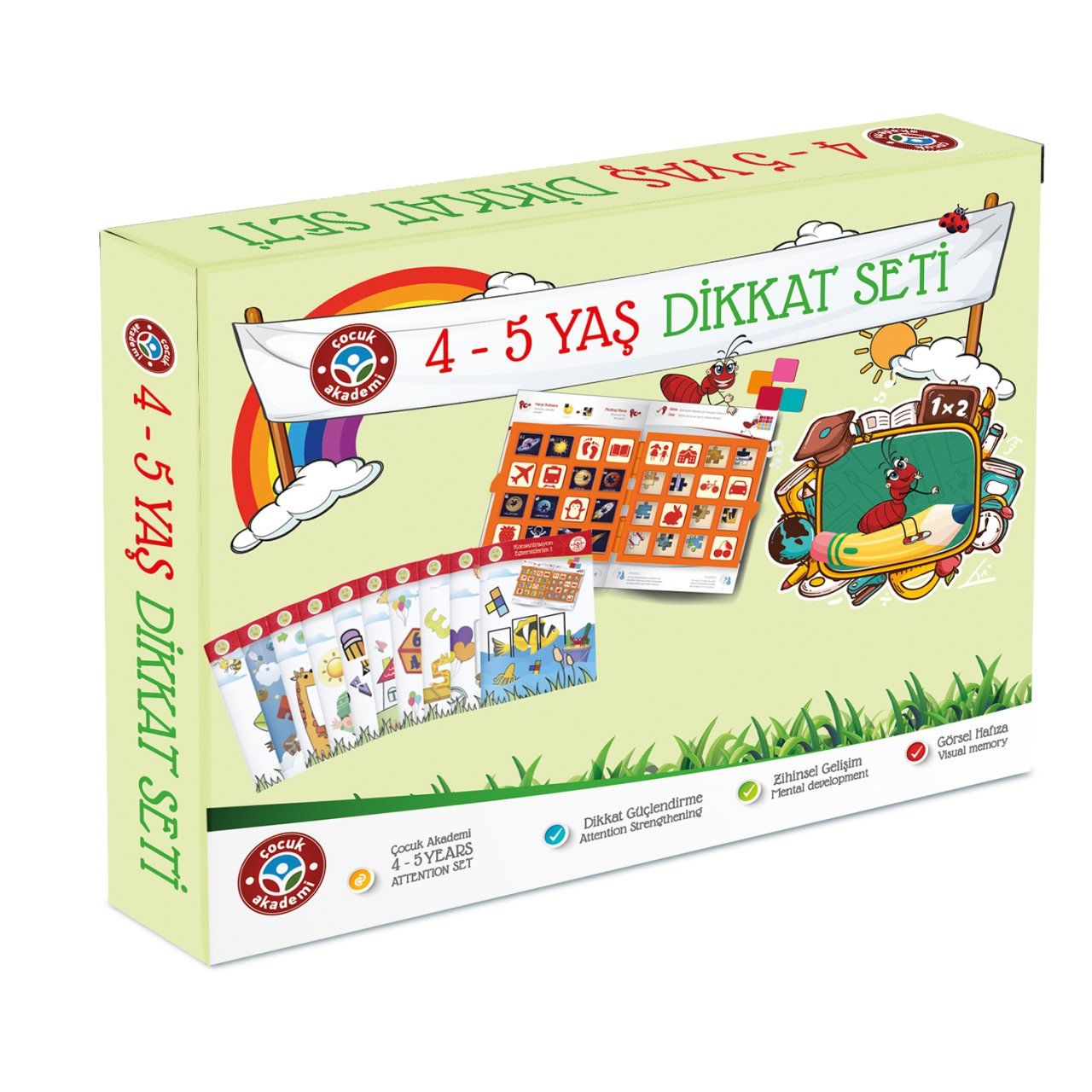Çocuk Akademi 4-5 Yaş Dikkat Seti