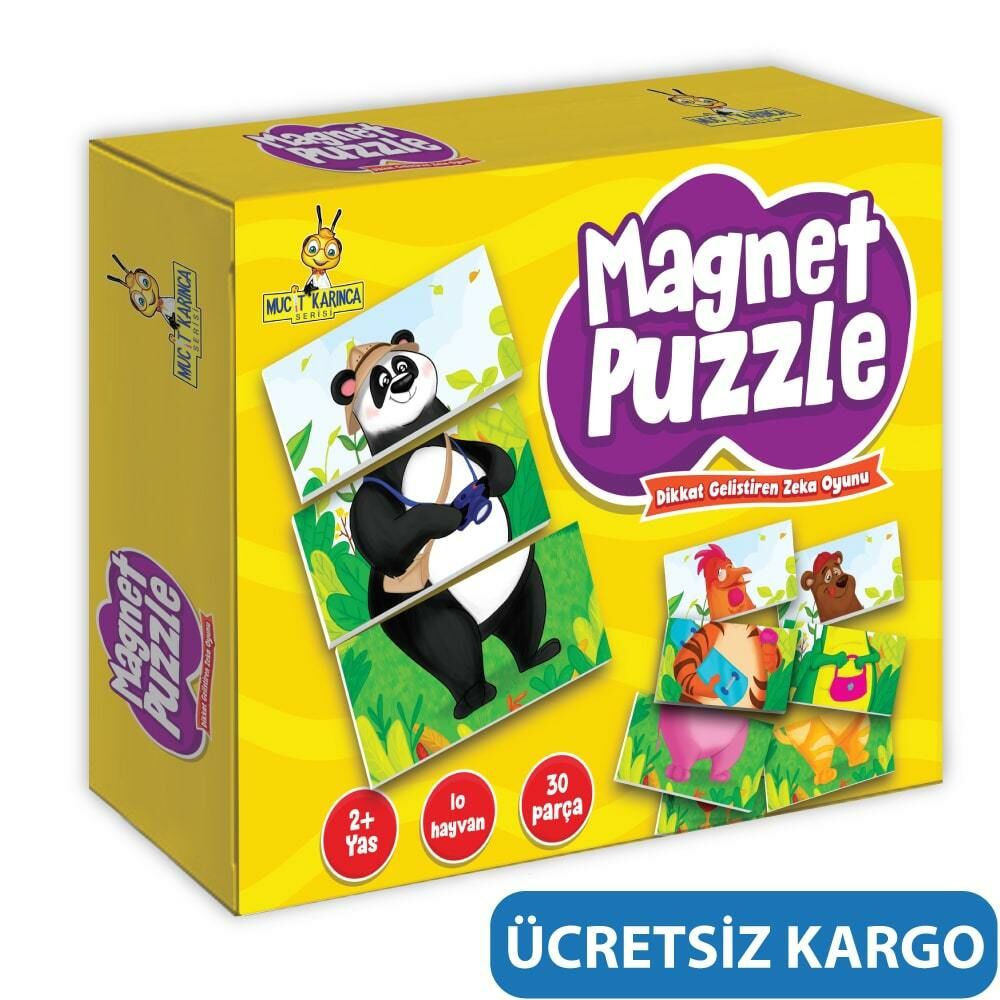 Mucit Karınca Magnet Puzzle Seti 2-4 Yaş