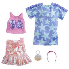 GWF04 Barbie'nin Kıyafet Koleksiyonu 2'li Paketler / +3 yaş