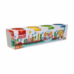 0915 Crafy 4'lü Oyun Hamuru 560 gr.