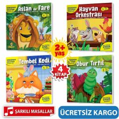 Uyku Öncesi Masallar Serisi Aslan ile Fare 2-4 Yaş