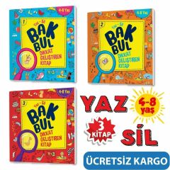 Mucit Karınca Bak Bul Dikkat Geliştiren Kitap Serisi 4-8 Yas