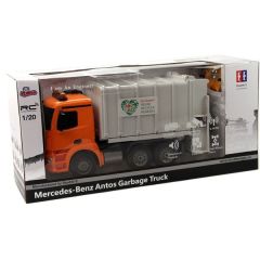 E560-003  Kumandalı Şarjlı Çöp Kamyonu 1:20  -Vardem