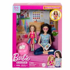 HRG48 Barbie ve Chelsea Sanat Atölyesi Oyun Seti