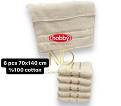 Hobby Dolce Somon 50x90 6'lı Havlu Seti