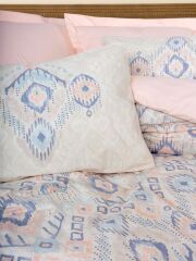 Cotton Box Etnich Nevresim Takımı Çift Kişilik Mosola Somon