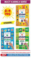 İlk Sticker Kitabım Türkçe İngilizce 2-4 yaş