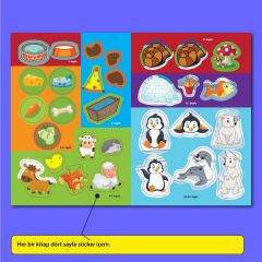 İlk Sticker Kitabım Türkçe İngilizce 2-4 yaş
