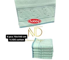 Hobby Sultan Mint 70x140 6'lı Havlu Seti